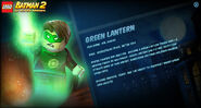 Green Lantern LB2 stats