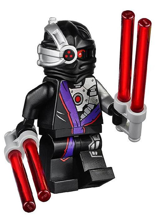 New x1 Nindroid Warrior Minifigure Blade Saw Staff Chain 71699 Details about   Lego Ninjago 