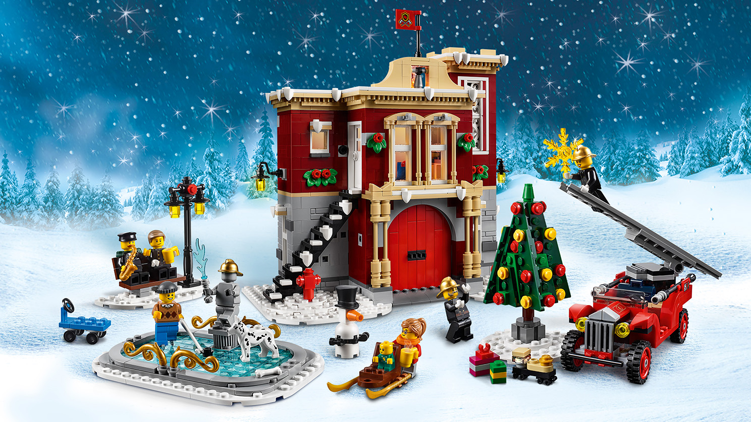 10263 La caserne des pompiers du village d'hiver | Wiki LEGO | Fandom