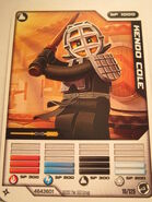 Kendo Cole's character card