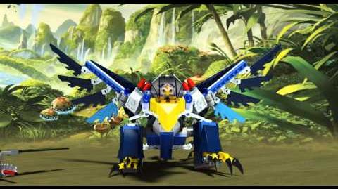 LEGO Chima 70003 - Erisina orlí stíhačka - animace