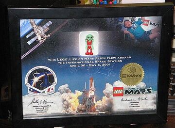 Lego international space station alien store
