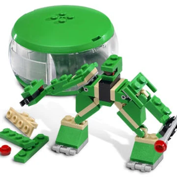 lego green robot