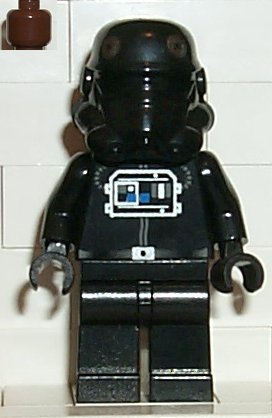Lego Tie Defender Pilot Star Wars Black Minifigure 7958 8087 sw268 