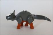 Triceratops with brownish-orange legs