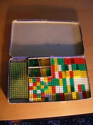 Innenansicht des Sets.