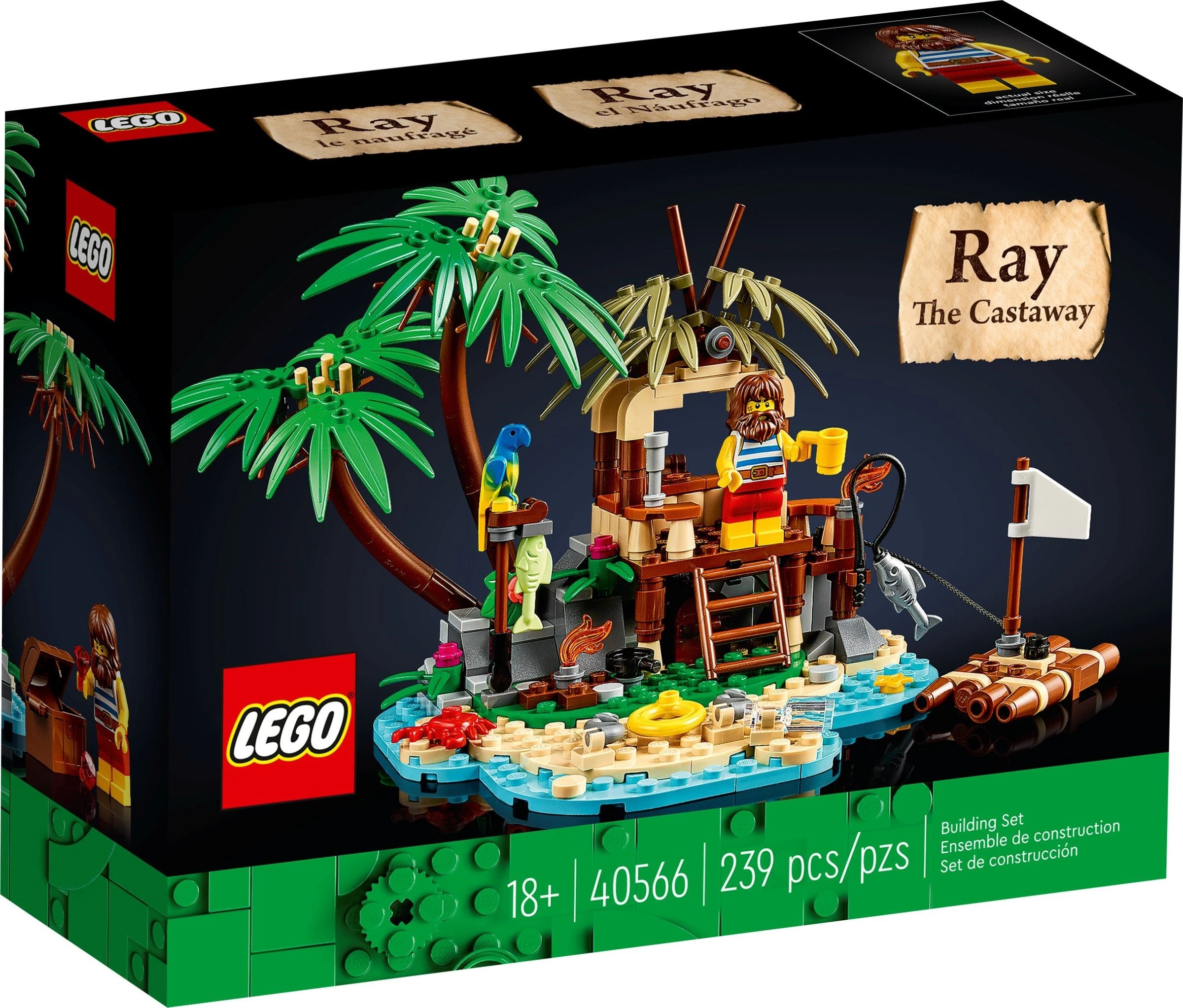 40566 Ray The Castaway | Brickipedia | Fandom