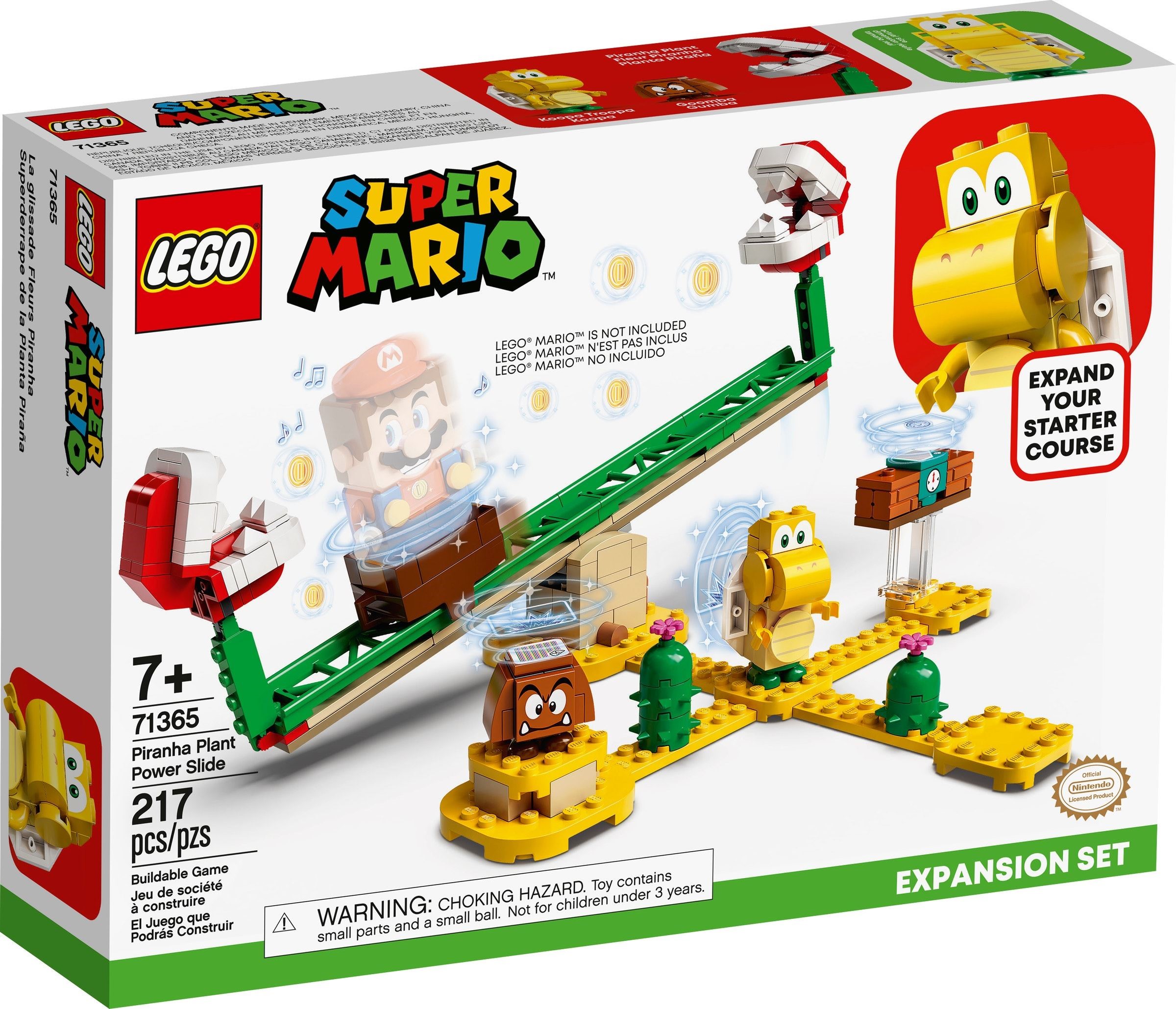 Sun Sun② 71365 Piranha Plant Power Slide Expansion Set | Brickipedia