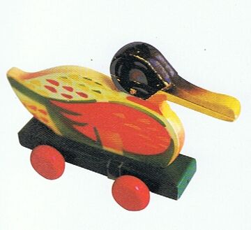 Lego duck pull toy sales