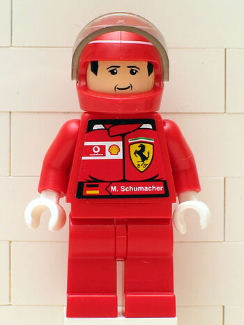 M. Schumacher with Helmet - with Torso Stickers