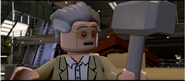 Stan Lee in LEGO Marvel's Avengers.