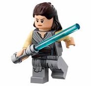 Rey's Jedi Training variant, seen in Last Jedi-based sets.