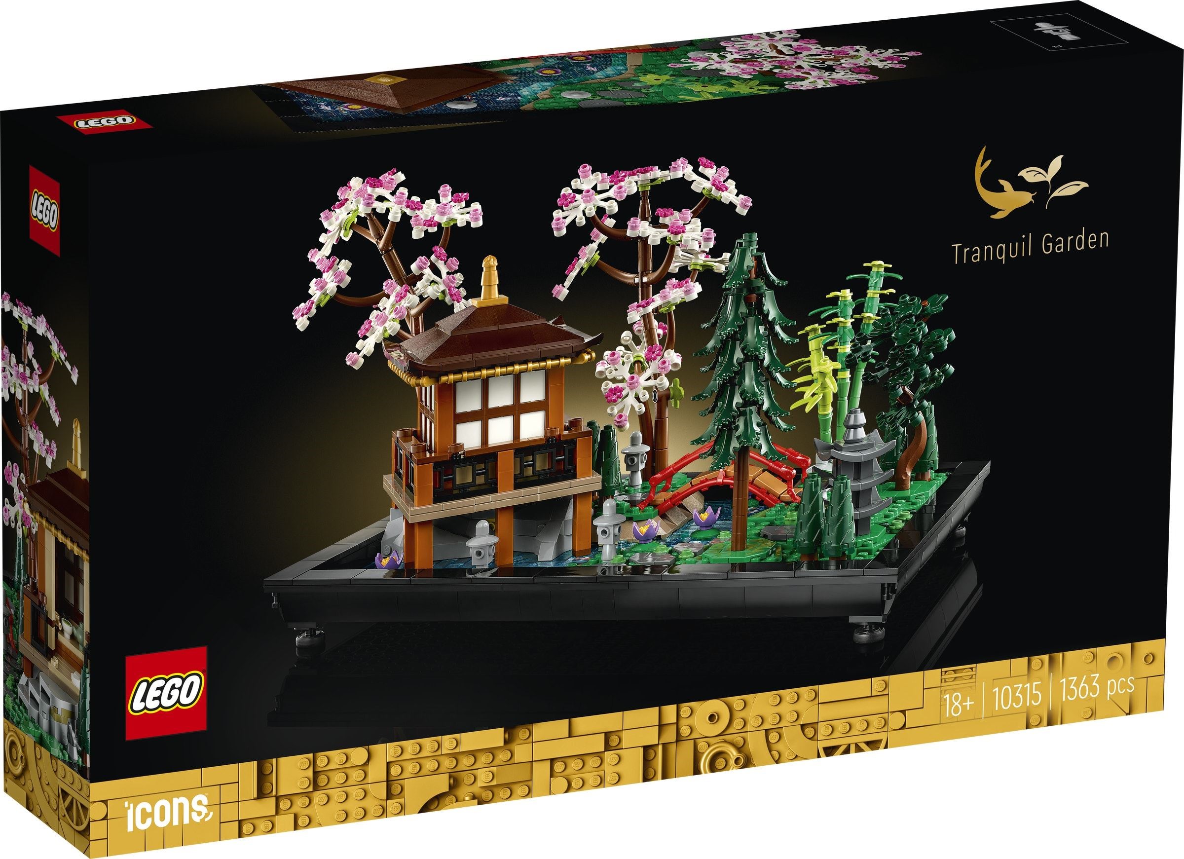 きなこ LEGO Icon Zen Garden 10315 Toy Block Present Interior Boys