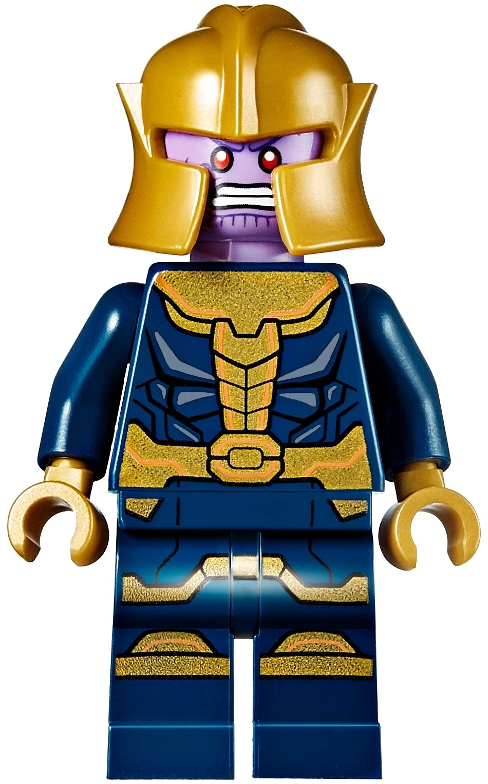 lego thanos minifigure with infinity stones