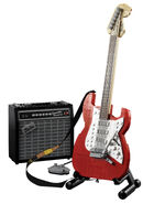 Guitar with box