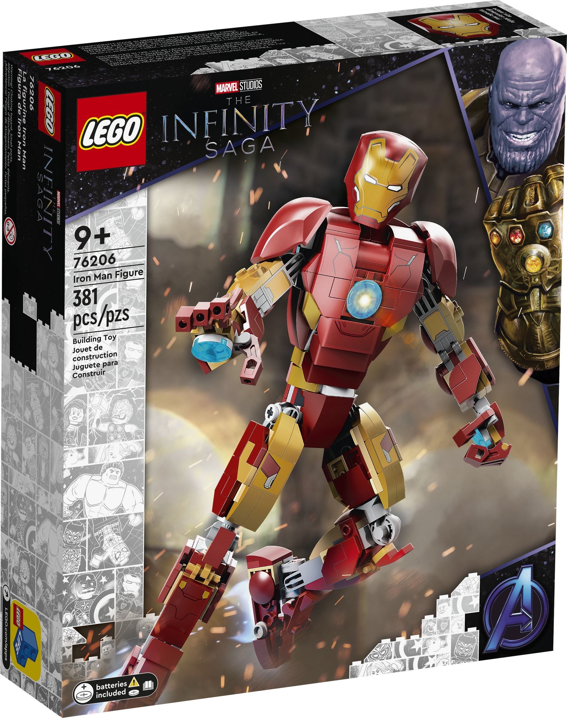 76206 Iron Man Figure, Brickipedia