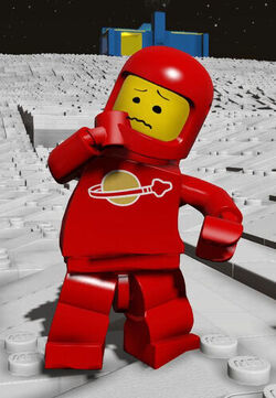 Lego red astronaut cheap
