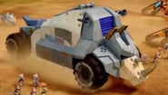 The Rhino tank in the show