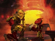 Toa Lhikan Matoran Vakama Toa Stone.PNG.png (429 KB) Toa Lhikan giving Vakama a Toa stone