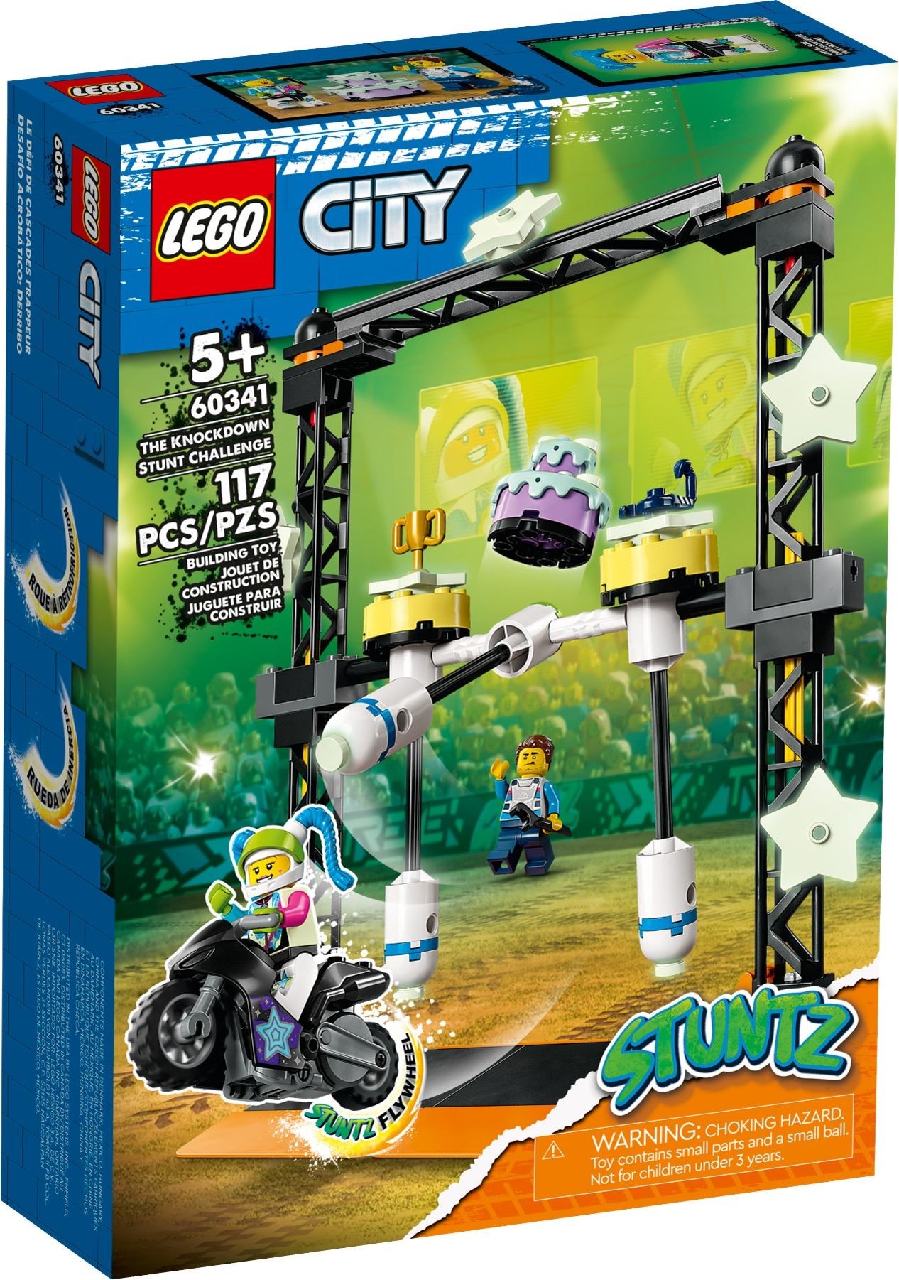  LEGO City Stuntz Touring Stunt Bike 60331 Building Toy Set;  Flywheel-Powered Bike for Boys, Girls, and Kids Ages 5+ (10 Pieces) : Toys  & Games