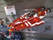 The starfighter with foils folded