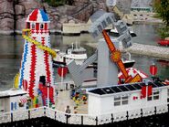 Helter skelter and pirate ship