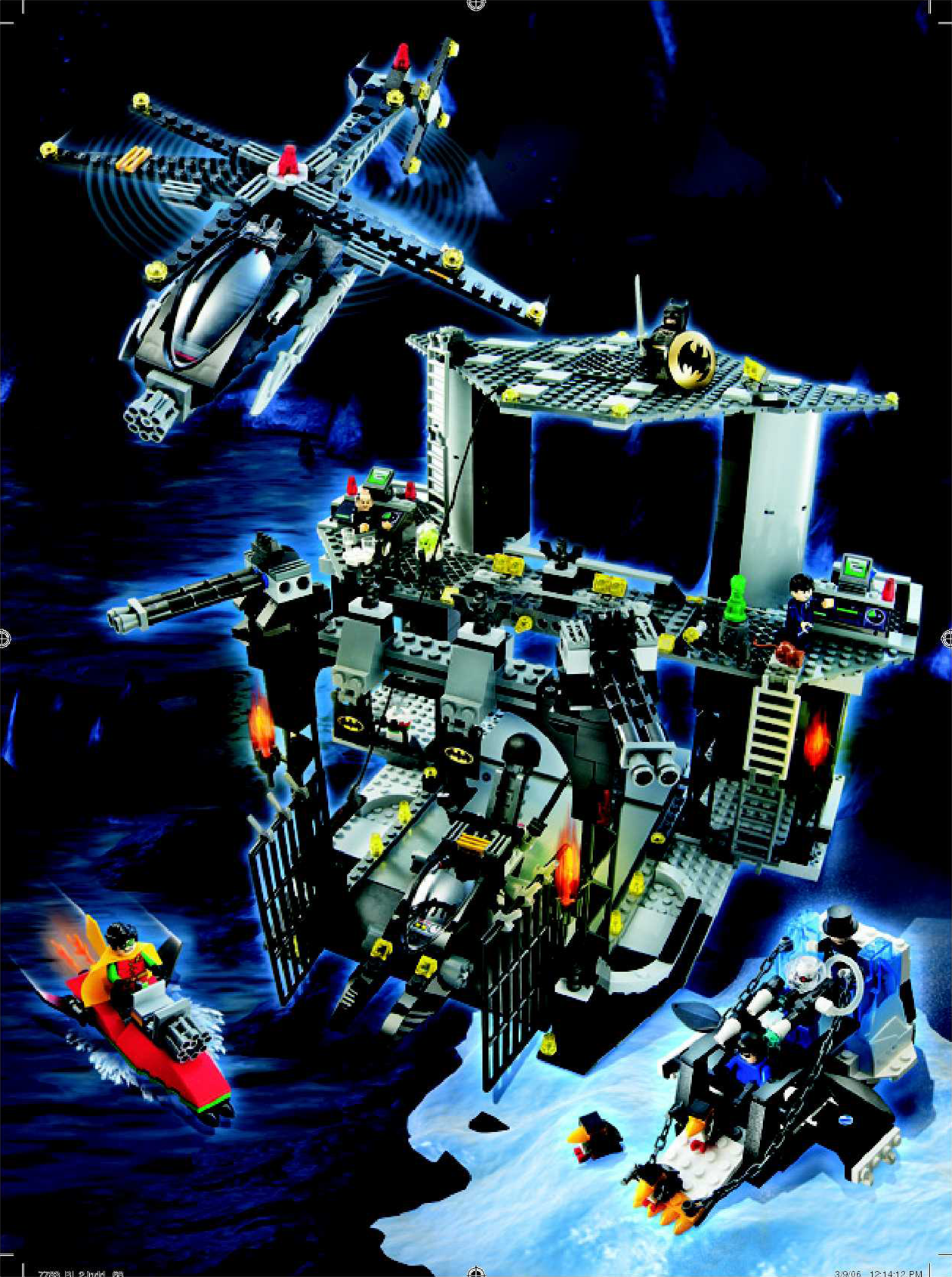 LEGO Batman The Batcave: The Penguin and Mr. Freeze's Invasion Set 7783