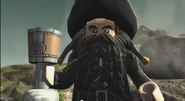 Blackbeard with one of the chalices