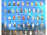 Star Wars 2011 LEGOLAND California Minifigure Poster