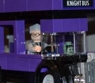 Ernie in the Knight Bus.