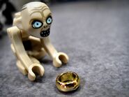 Gollum with The One Ring