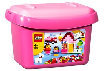 Tub of lego bricks top