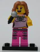 The Pop Star on her base.