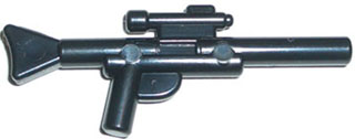 Black NEW NEUF Minifig weapon gun blaster long Lego 57899-1x Fusil Arme 