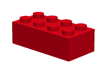 what are the dimensions of a lego brick