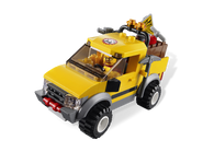 The 4x4 with the minifigure and cargo