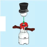 Jour 9 Un bonhomme de neige