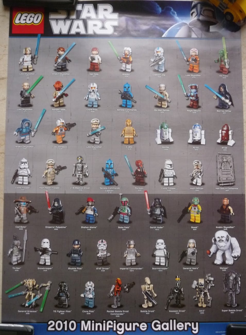 List of all lego star deals wars minifigures