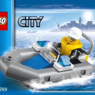 Small Rubber Raft LEGO 30086 Yellow Boat