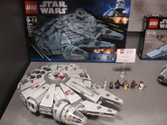 The Falcon proudly displayed.