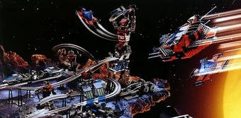 lego space monorail 6991