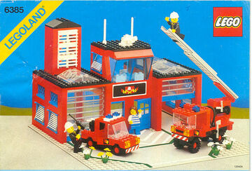 Lego classic fire station store