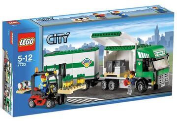 Lego cargo truck top