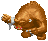 The Baby Rancor appears as a playable character in the Gameboy Advance version of LEGO Star Wars II