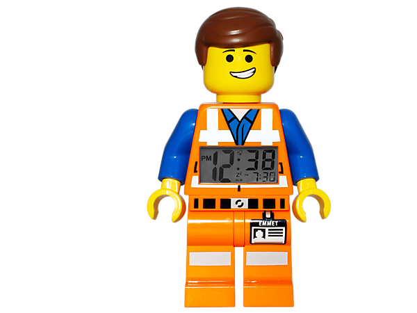 5003027 Emmet Minifigure Alarm Clock, Brickipedia