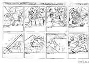 Storyboards for the Egypt FMV