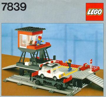 Lego train depot top
