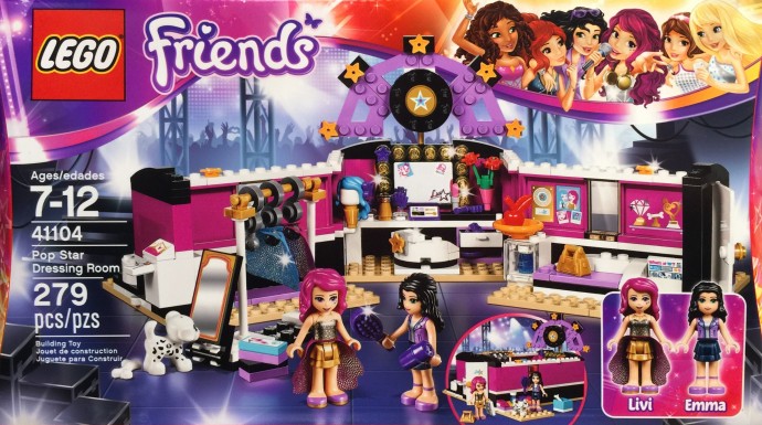 Lego friends livi pop star sales dressing room