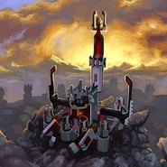 Concept art for the "bad" castle