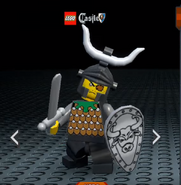 Gilbert with the chrome Bull shield as seen in Quest and Collect